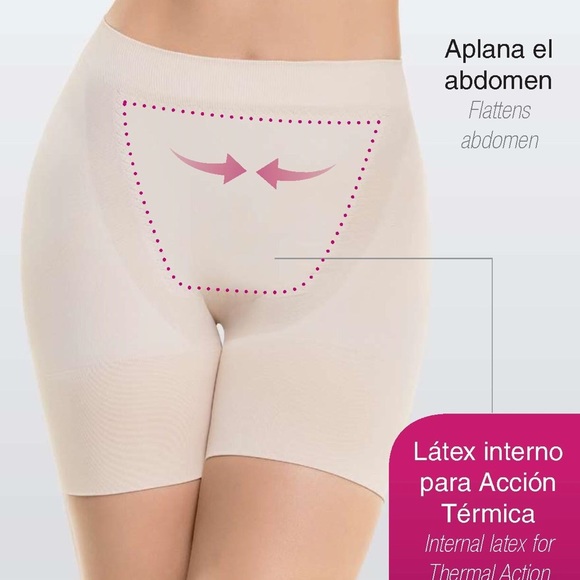 Colombian Seamless Thermal Tummy Minimizer Shorts - Picture 2 of 5