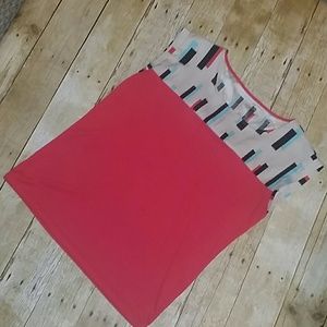 New York & Company color block top