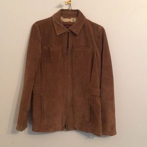 Luxury Tan All Suede Eddie Bauer Jacker Luxury Tan All Suede Eddie Bauer Jacker