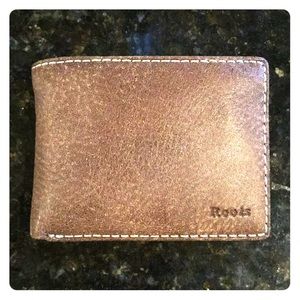 Roots Men's Slimfold Top Flap Tribe Wallet