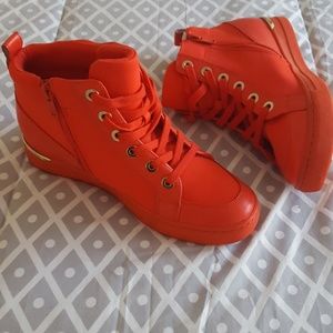 NWOT ALDO Red Sneakers REDUCED
