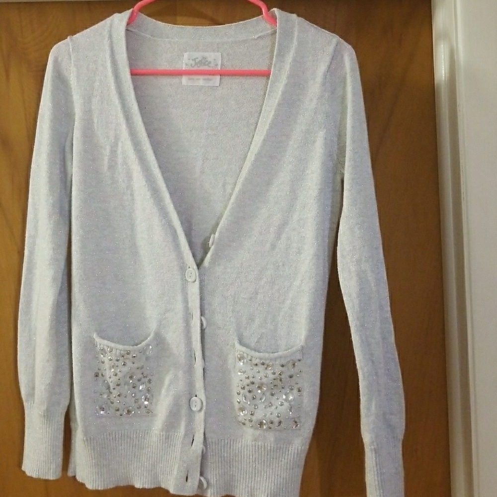 Silver juniors cardigan