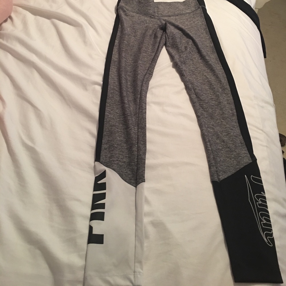 VS Pink Grey Leggings
