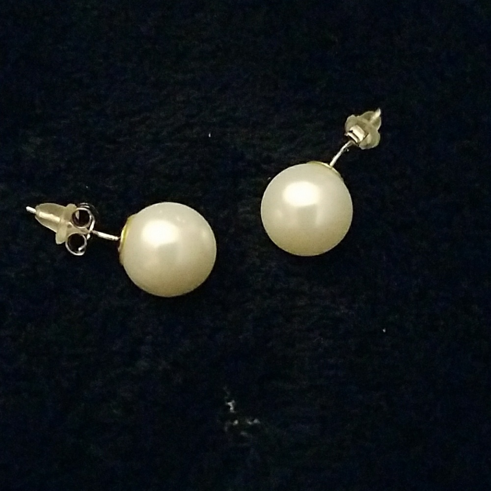 Vintage Faux Pearl Earrings