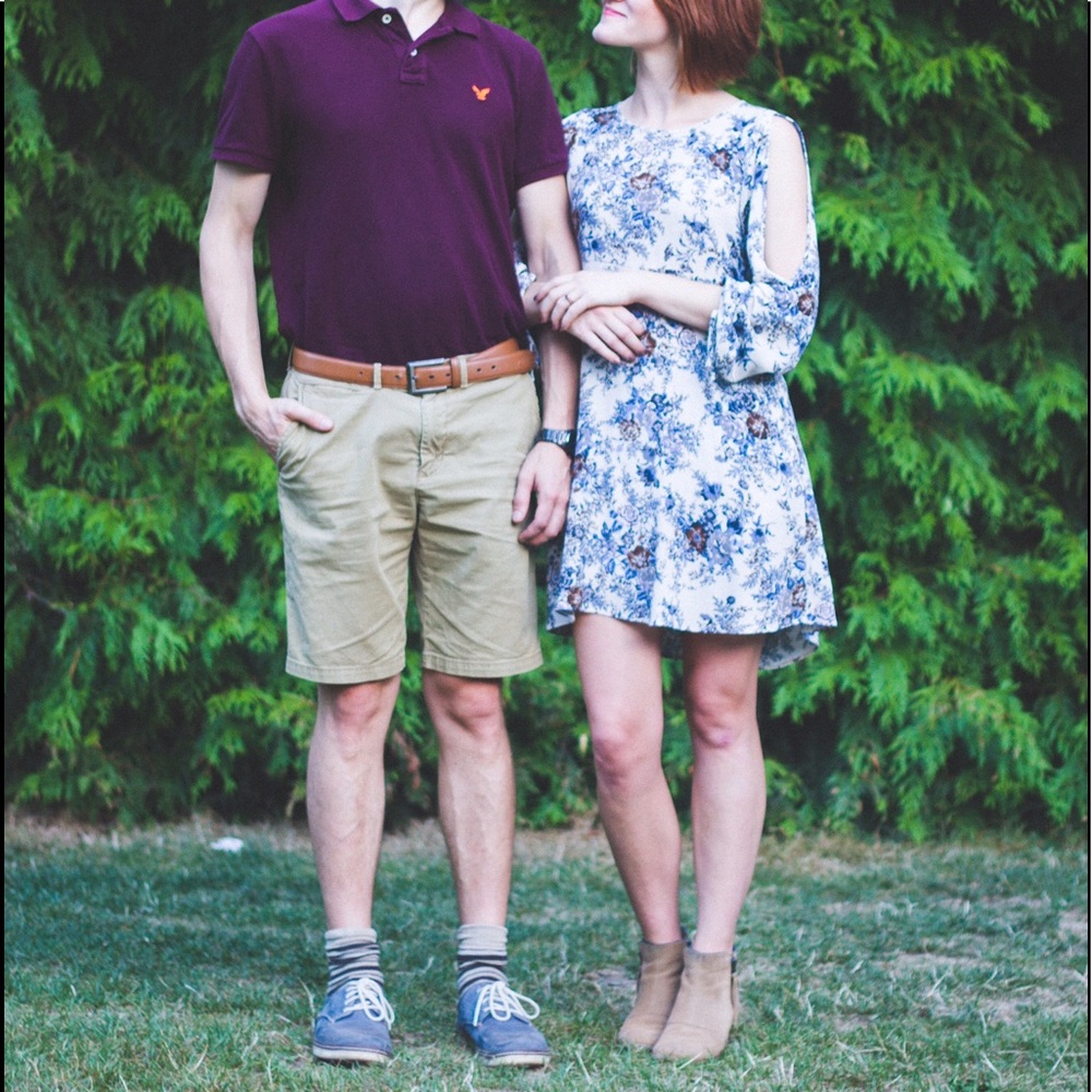 American Eagle Open Shoulder Dress