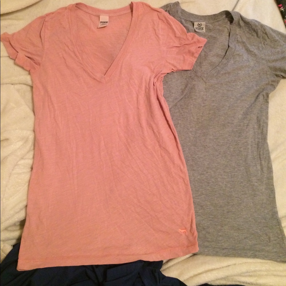 Vs pink tshirts, TWO of them