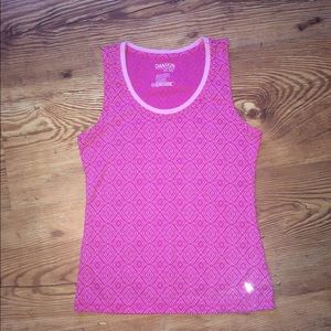 Women's Pink Danskin Active Tank Size Large