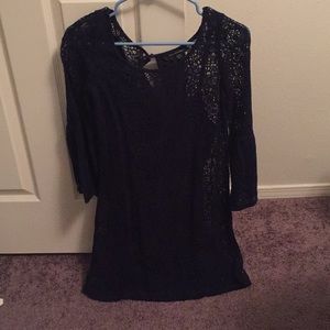 American Eagle Outfitters Dress! Navy Blue Lace