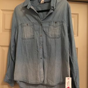 Blue jean blouse!
