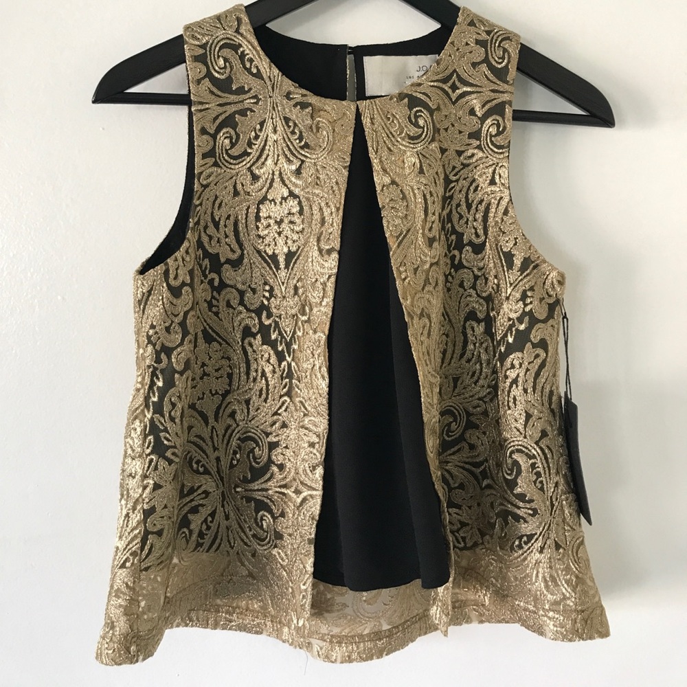 JOA black & gold top bx2