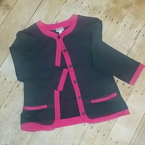 Isaac Mizrahi for Target cardigan pink & gray