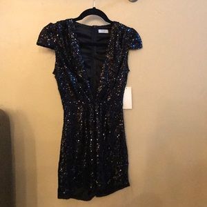 Never worn TOBI SEQUIN ROMPER