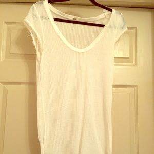 White free people tee!