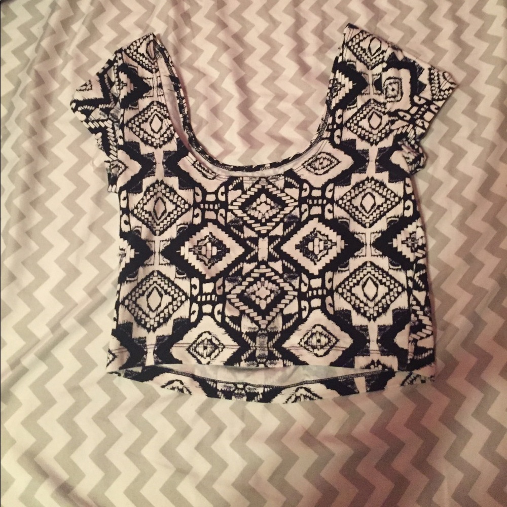 Patterned crop top