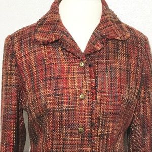 Coldwater Creek tweed blazer size medium
