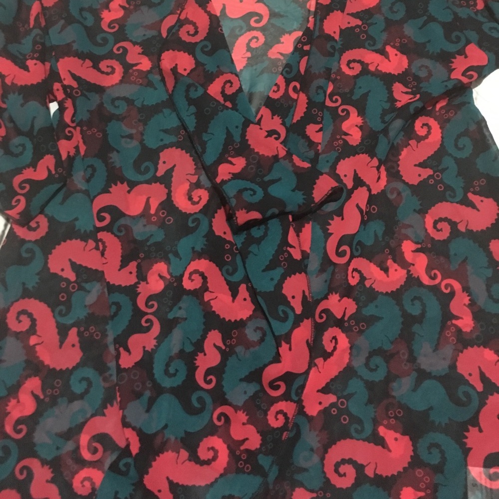LuLaRoe Sea Horse Monroe - Picture 2 of 4