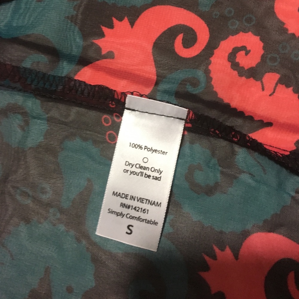 LuLaRoe Sea Horse Monroe - Picture 4 of 4