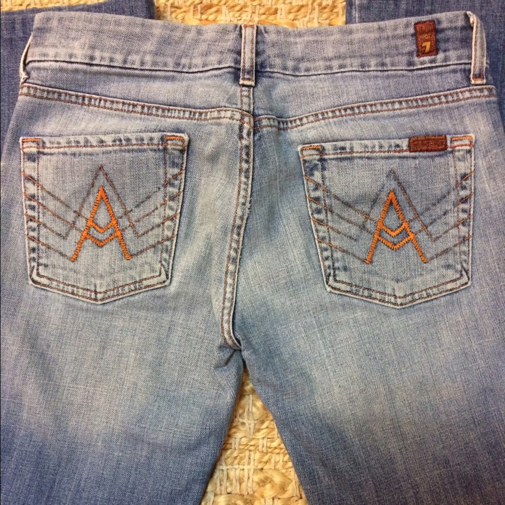 7 For All Mankind "A" Pocket Jeans Size "28"