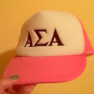 Alpha Sigma Alpha Stitched Hat