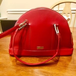 MOSCHINO Red Leather Handbag
