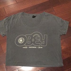 SALE! Obey Crop Top