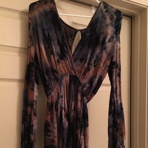Audrey 3+1 tye dye romper