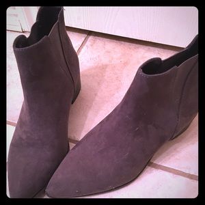 Gray Ankle Booties