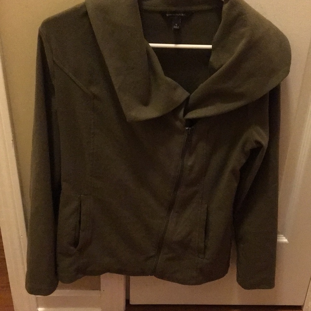 Army Green moto sweater
