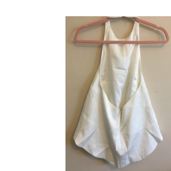 NWT Keepsake Halter Ivory Sateen Top - Picture 5 of 7