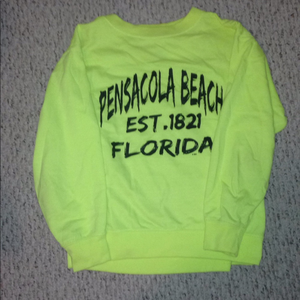 Neon Yellow Sweatshirt