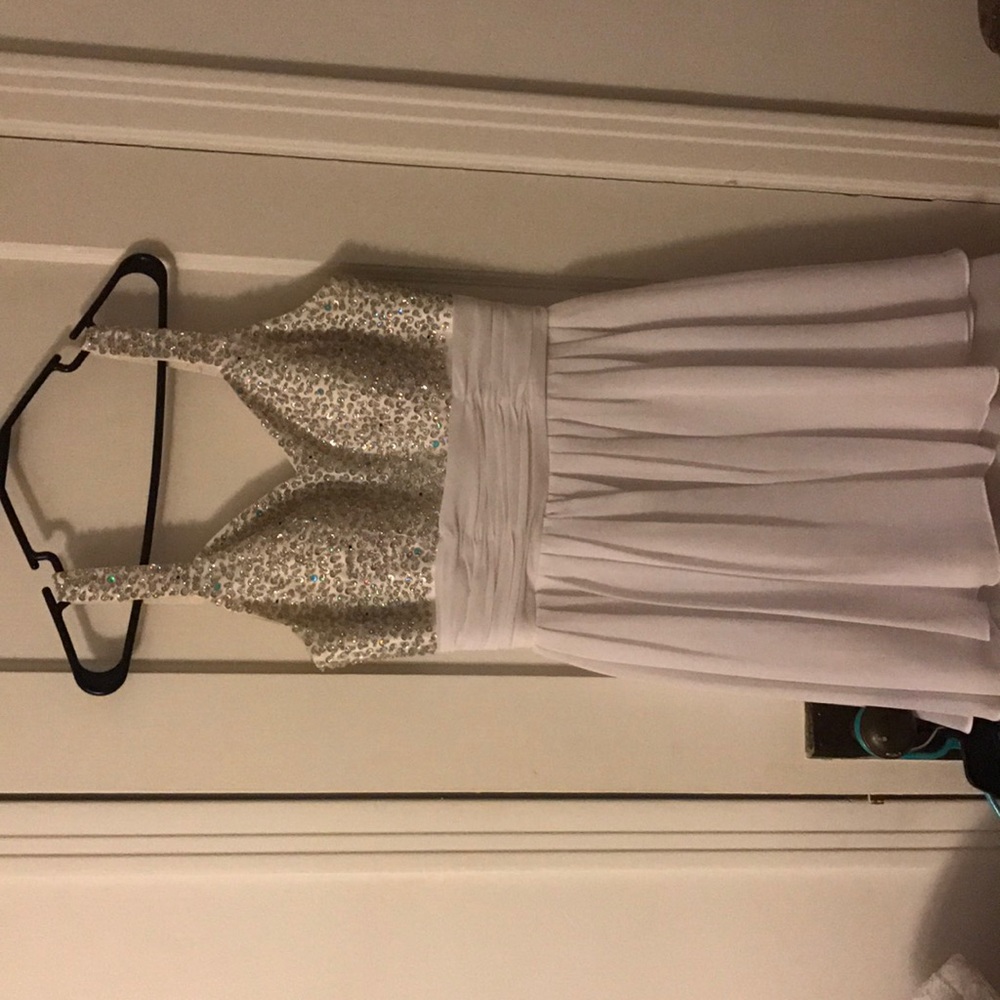 White homecoming dress! Only worn once!