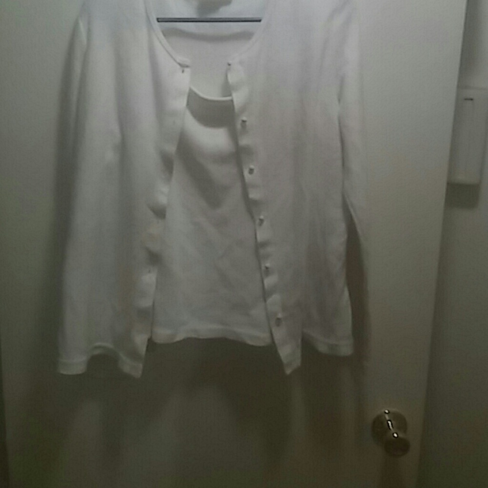 Tank top with sweater - Picture 2 of 2