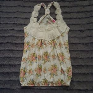 BODYCENRAL FLORAL TANK TOP