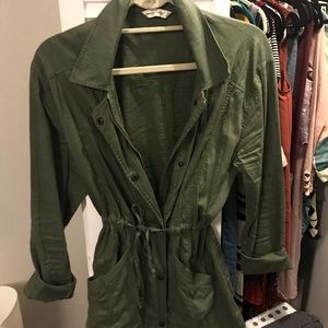 Abercrombie and Fitch lightweight green anorak