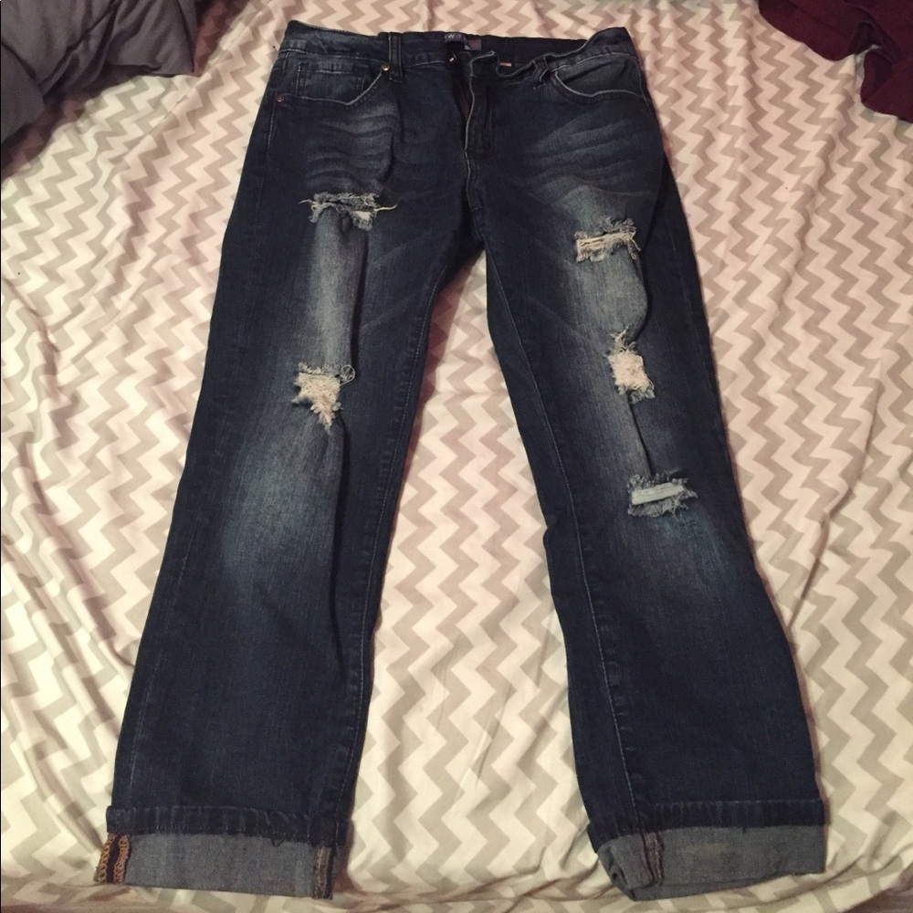 Cropped jeans