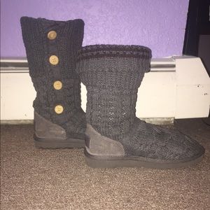 Ugg gray sweater boots