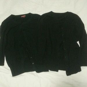 2 for $7 - 3/4 sleeved black cardigan bundle