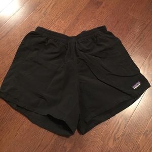Black Patagonia shorts