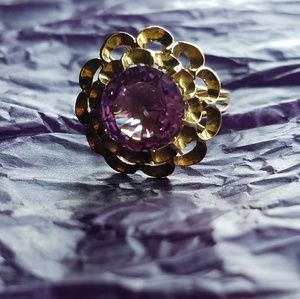 *AMETHYST*  Statement Ring vintage/antique