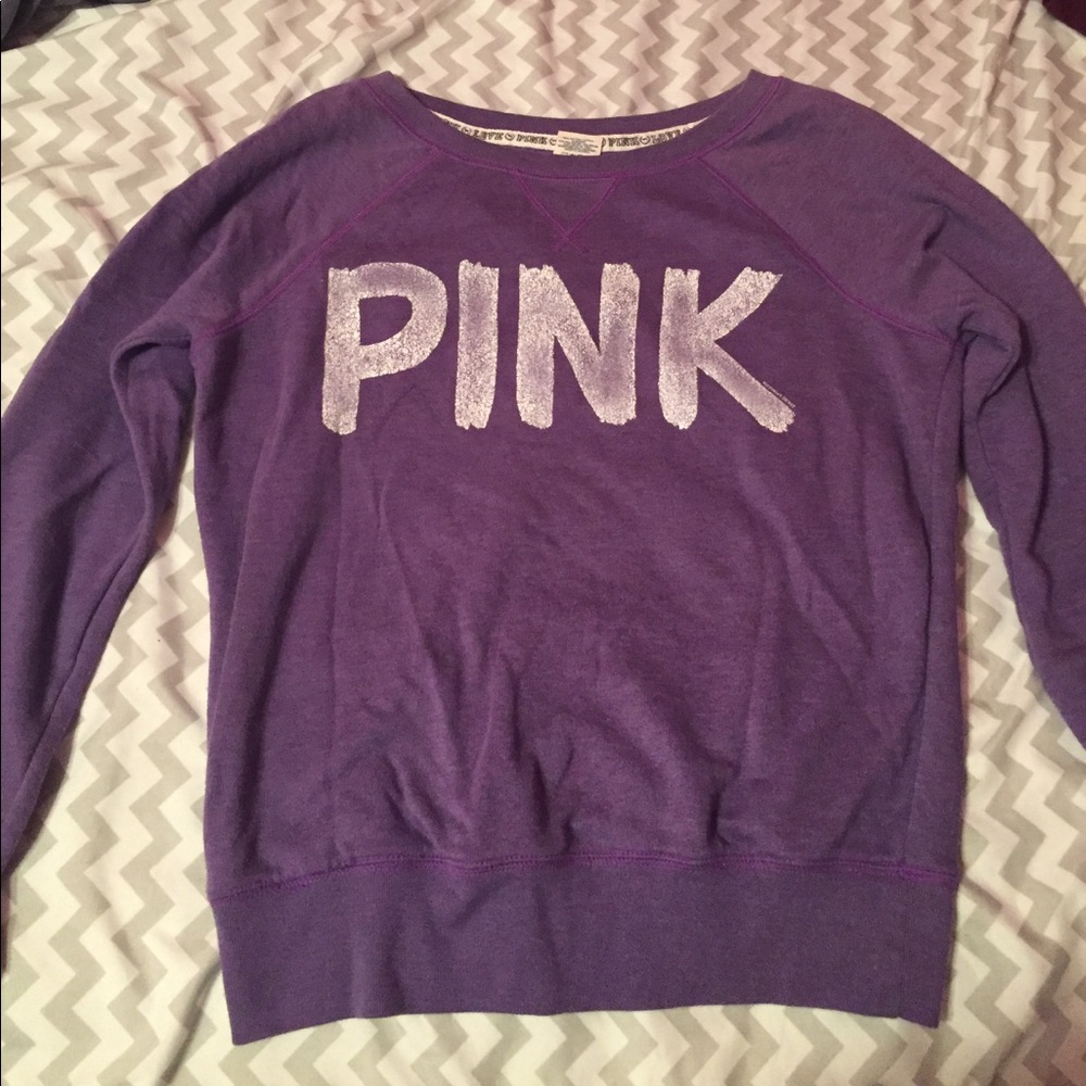 Purple long sleeve sweater