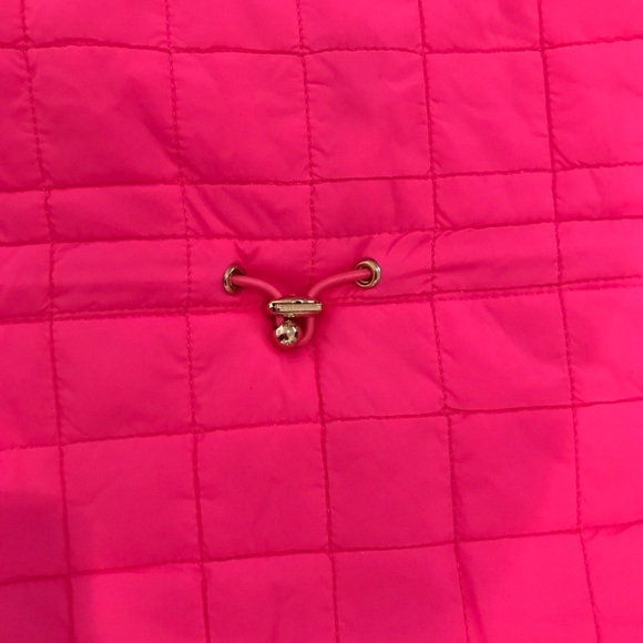 Hot Pink Quilted Puffer Vest - Picture 7 of 7