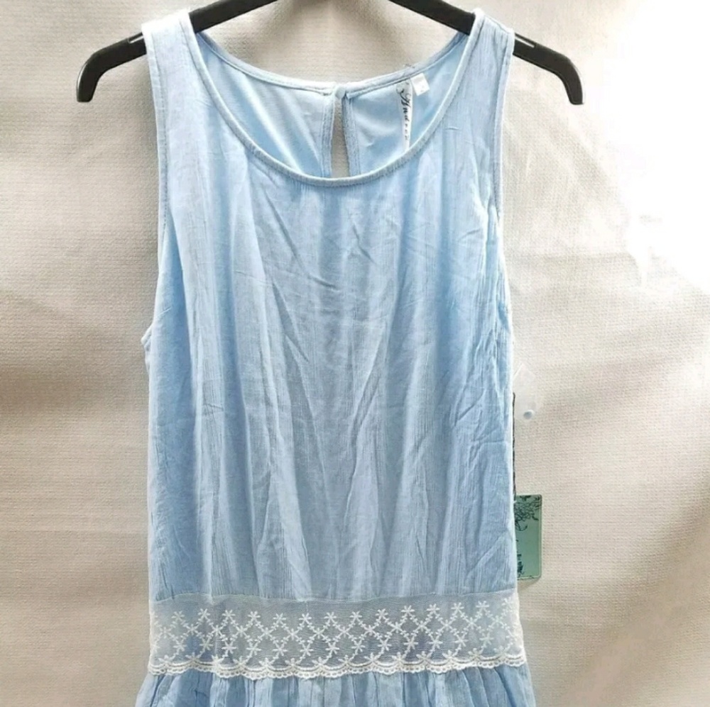 Andree by Unit Blue 100% Rayon Dress size L