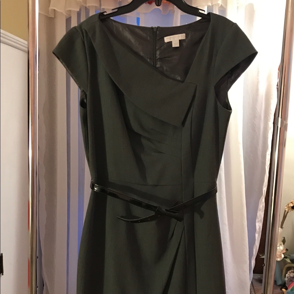 Gray business dress