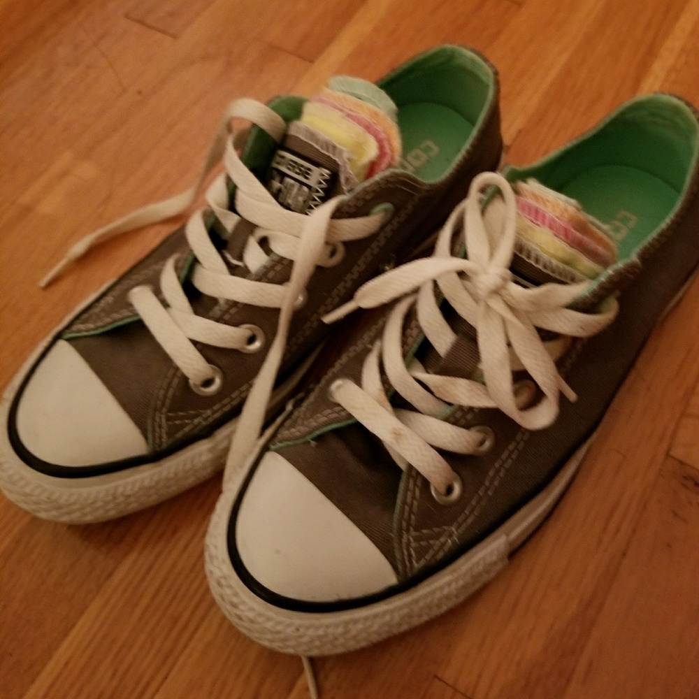 Like New Gray Unisex Converse Sneakers