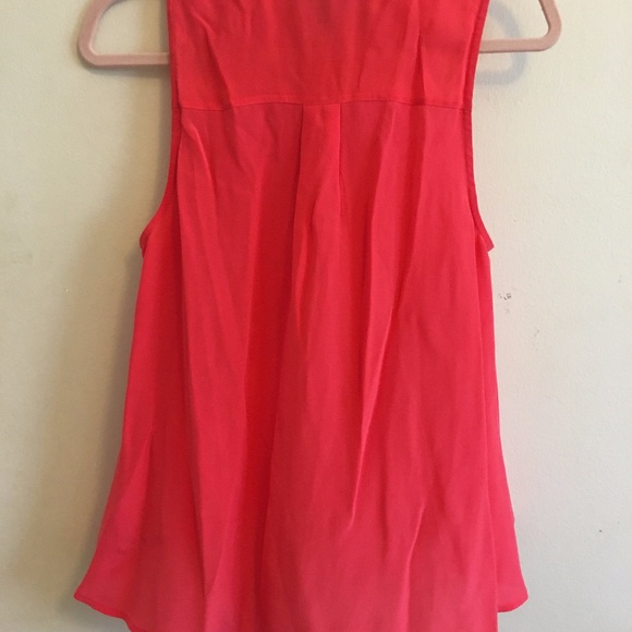 bebe Silk Sleeveless Blouse - Picture 2 of 3