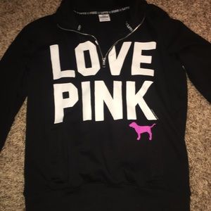 Victoria's Secret PINK Quarter zip Sweatshirt