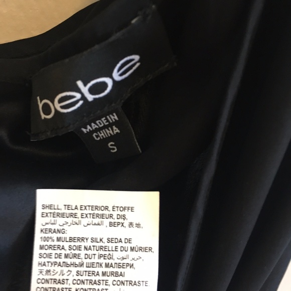 bebe Silk Surplice Cami Bodysuit - Picture 3 of 3