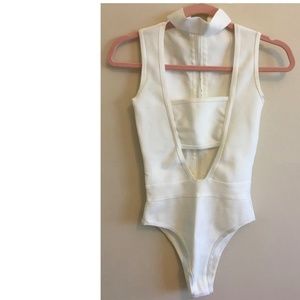 Bandager Choker Bandeau Bodysuit