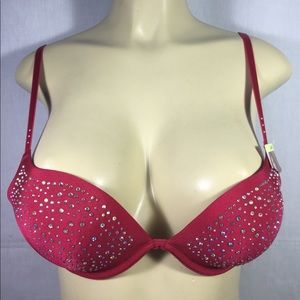 Ambrielle New Bra Padded 34 B Red Color