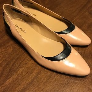 Talbots Tan Flats - Size 8.5